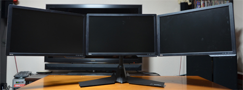 #017Υͥ/XFX֥ɤ3̥ǥץ쥤ɡXFX Triple Display Monitor StandפȤΩƤƤߤ