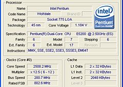 #007Υͥ/145nmǥ奢륳CPUCore 2 Duo E7300סPentium Dual-Core E5200ץӥ塼Ǻ