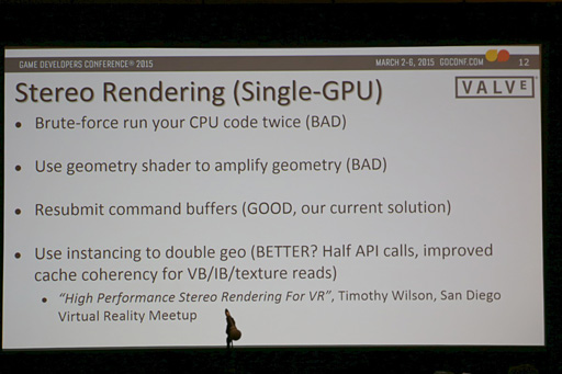  No.010Υͥ / GDC 2015ϡSteamVRפȤϲ ValveVR󥰵Ѥ