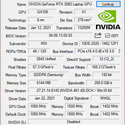 #044Υͥ/PRMSIΥΡPCGF75 ThinפϡGeForce RTX 3060ܤǥबŬʥȥѥեޥ󥹤ι⤤ޥ