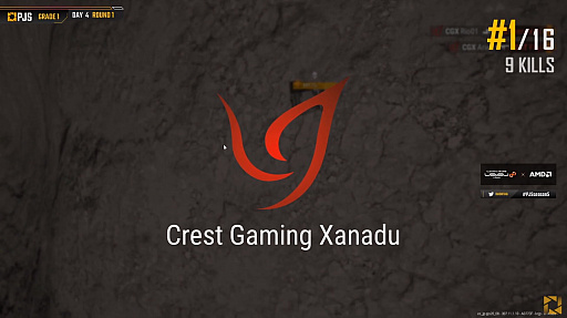 PUBG JAPAN SERIESSeason5 Grade1 Day4ݡȡCrest Gaming Xanadu3٤Υɥ󾡤