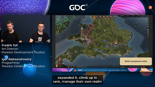 GDC 2021ϡCrusader Kings IIIפΡȰɥƥȥ饯եåμưˤĤơѤȥȤξ̤