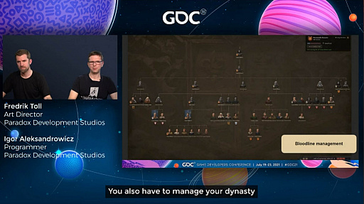 GDC 2021ϡCrusader Kings IIIפΡȰɥƥȥ饯եåμưˤĤơѤȥȤξ̤