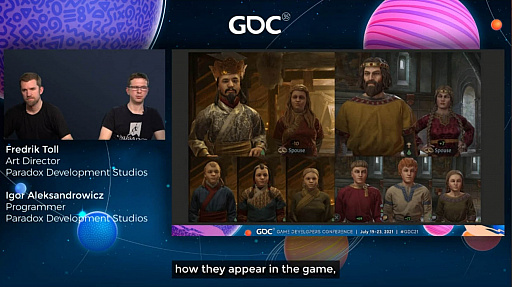 GDC 2021ϡCrusader Kings IIIפΡȰɥƥȥ饯եåμưˤĤơѤȥȤξ̤