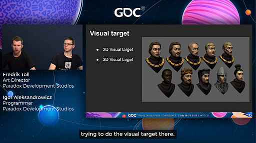 GDC 2021ϡCrusader Kings IIIפΡȰɥƥȥ饯եåμưˤĤơѤȥȤξ̤