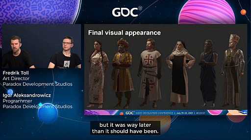 GDC 2021ϡCrusader Kings IIIפΡȰɥƥȥ饯եåμưˤĤơѤȥȤξ̤