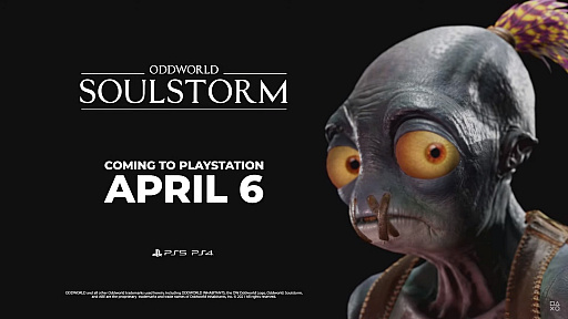 #008Υͥ/PS5/PS4ǡOddworld: Soulstormפ2021ǯ46ȯ䡣PS PlusԤPS5Ǥɲʤǥåץ졼ɤǽ