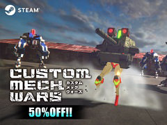 PCǡCUSTOM MECH WARS -å-פ50󥪥դSteamΥо졣ƥǥDLCо